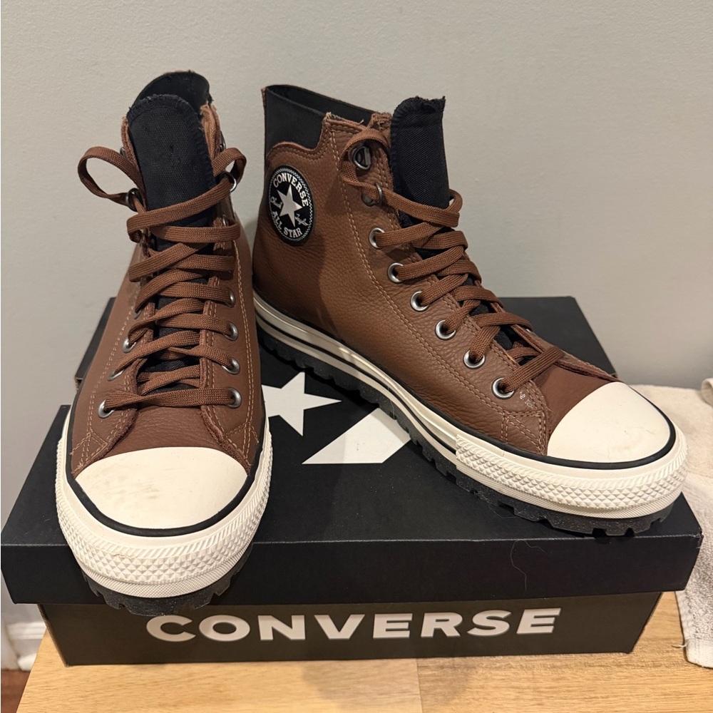 Converse Brown High-Top Boots